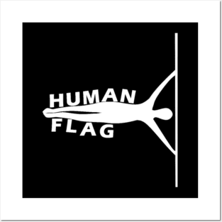 Human Flag Posters and Art
